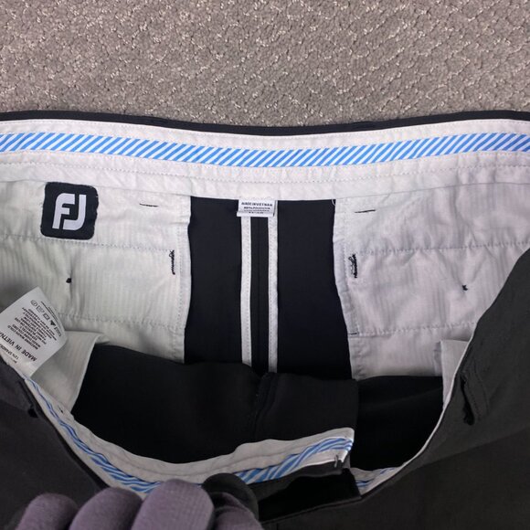 FootJoy Shorts Men's 38 Black 10" Golf Performance Stretch Flat Front - Picture 5 of 13